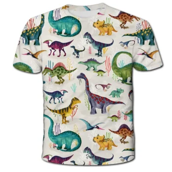 Kids' Dinosaur Print T-Shirt