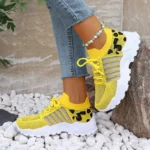 Lightweight Leopard Print Sneakers — Image 6