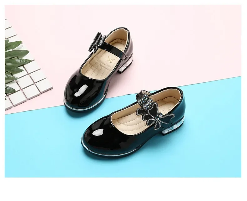 Girls' Leather Party Shoes — Image 26