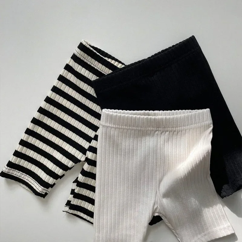 Kids' Solid Color Cotton Summer Shorts