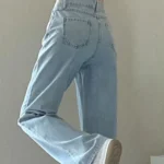 Vintage Autumn Straight Denim Pants — Image 2