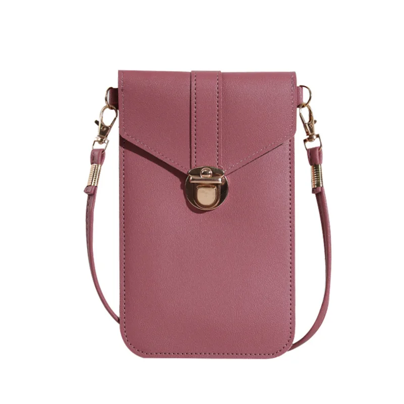 Shoulder Bag with Lock and Touch Screen