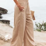 Casual Beach Pants with Drawstring — Image 2