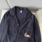 2-Piece Korean-Style Plaid Pajamas — Image 5