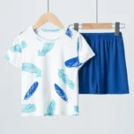 Kids' Summer Set with Short Sleeves and Shorts — Image 5