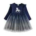 Girls' Long Sleeve Autumn Dress — Image 4