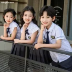Preppy Striped Set with Blouse and Skirt — Image 5