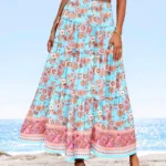 Layered Floral Maxi Skirt — Image 4