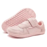 Kids' Lightweight Faux Leather Mesh Sneakers — Image 2