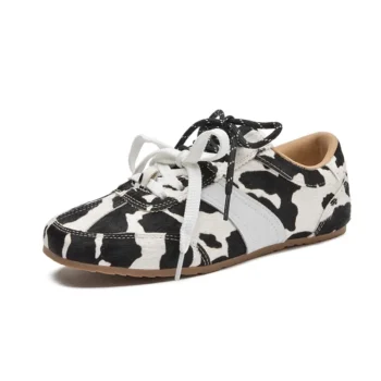 Leather Flat Shoes