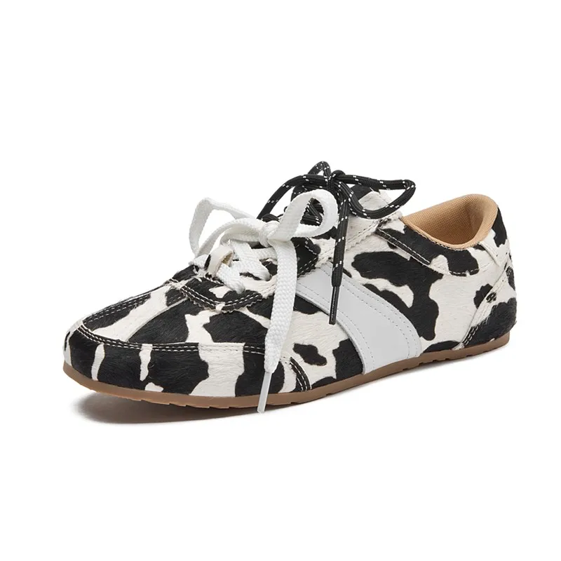 Leather Flat Shoes