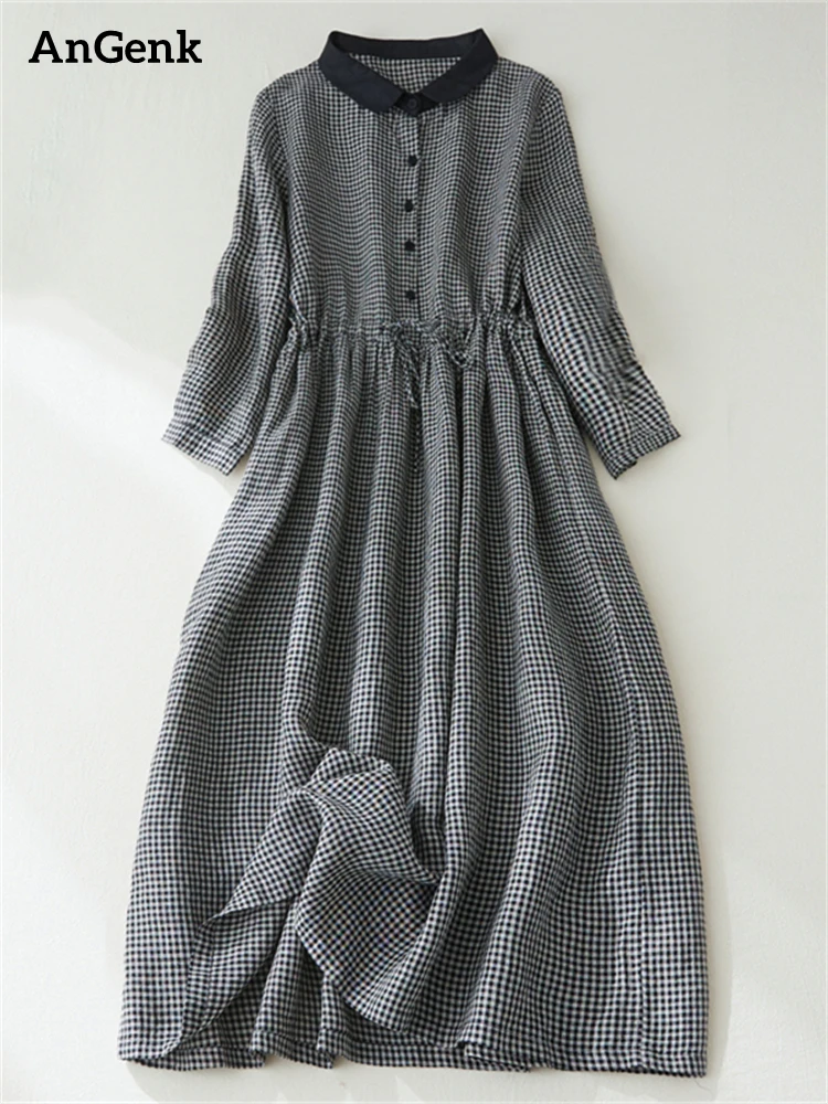 Plaid Autumn Dress