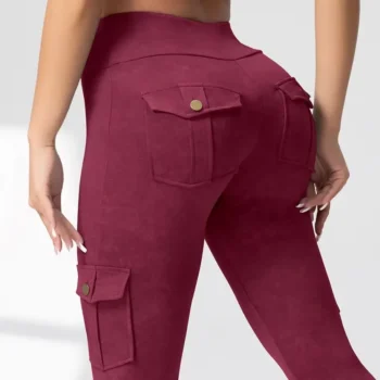 High-Waisted Pants with Pocket