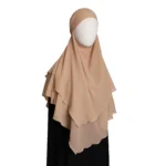Double-Layer Malaysian Chiffon Instant Hijab — Image 5