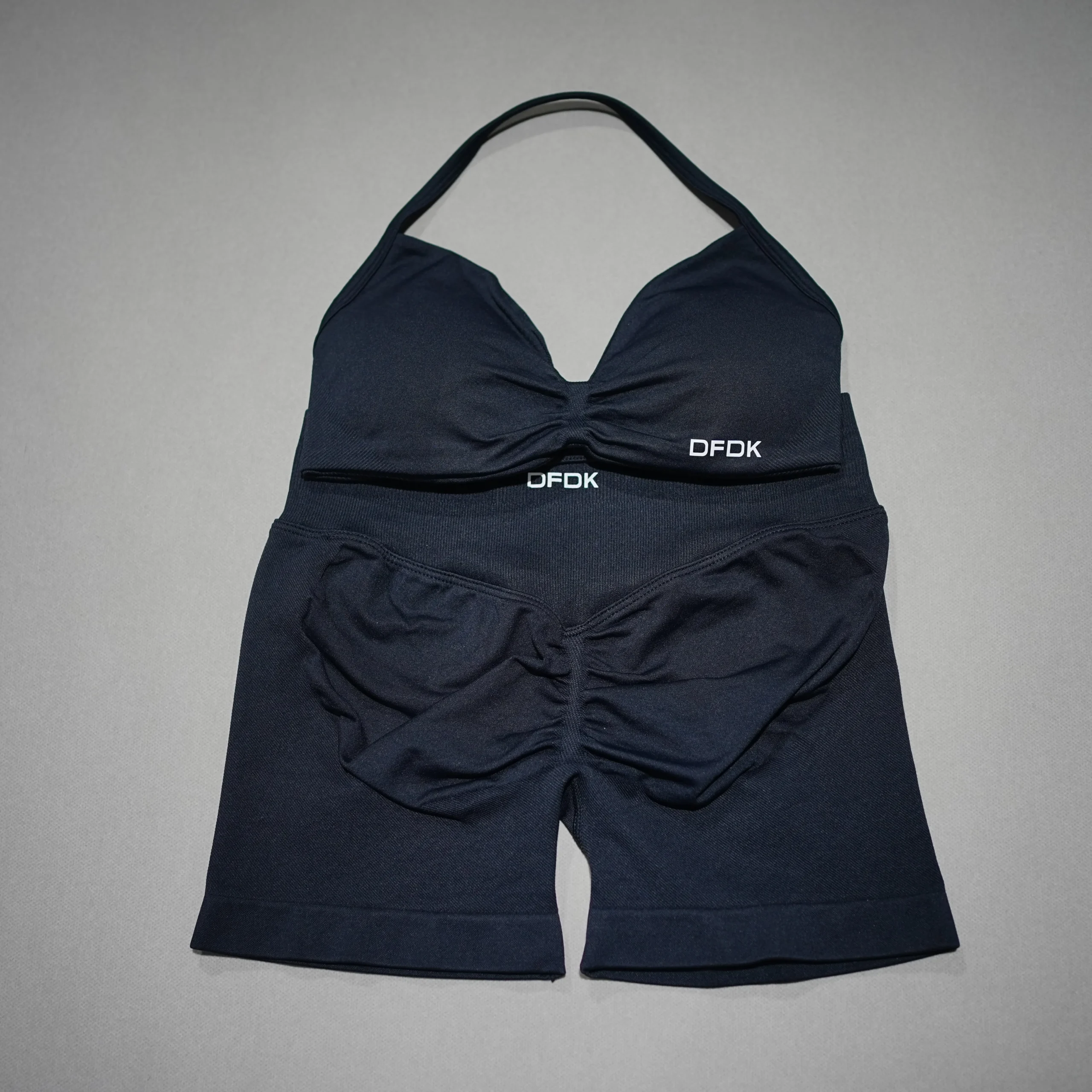 2-Piece Stretchy Sports Set with Front Tie