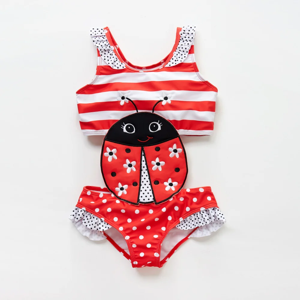 Baby Bee Print Swimsuit