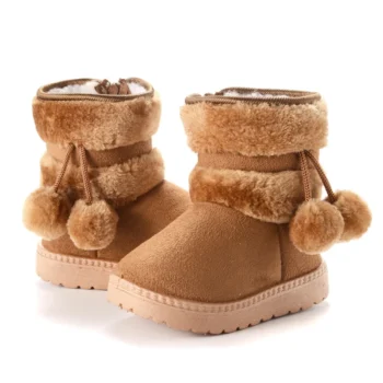 Girls' Thick Warm Boots