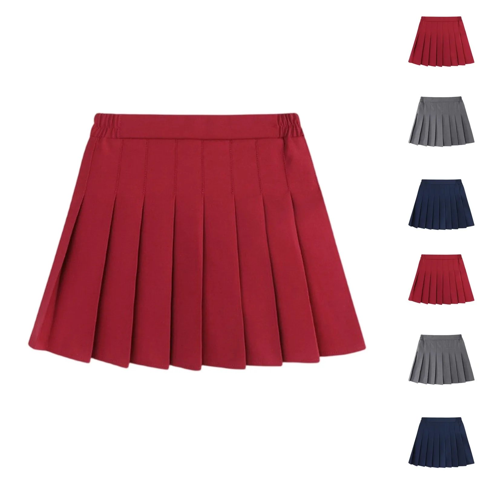 Girls' Skirt with Built-In Shorts