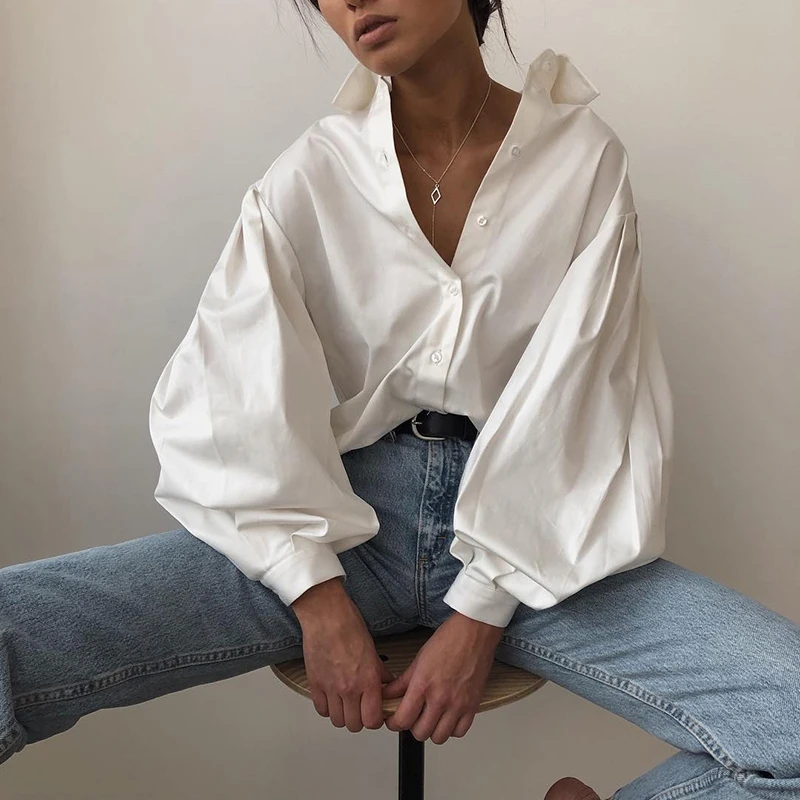 Elegant Long Sleeve Autumn Blouse
