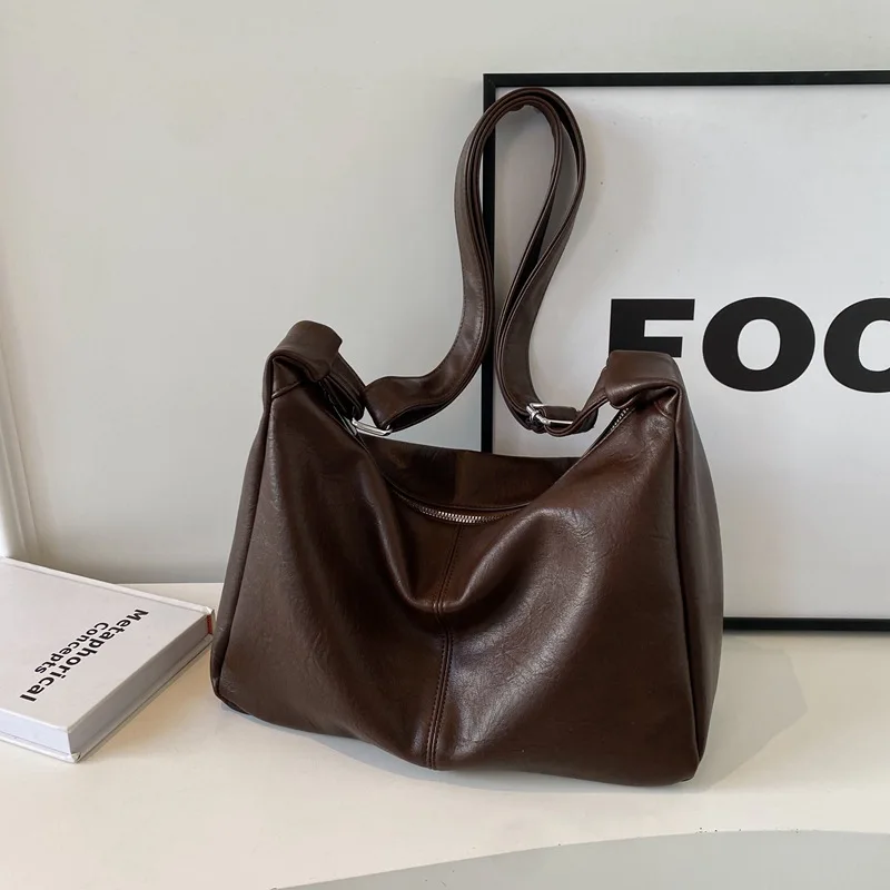 Caramel Leather Tote Bag