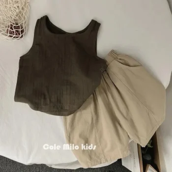 Baby Retro Cotton Summer Vest