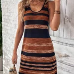 Sleeveless A-Line Dress — Image 5