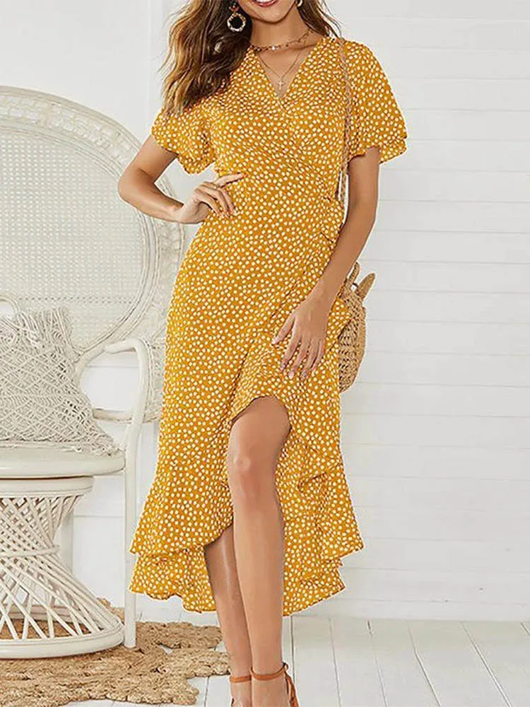 Floral Maxi Beach Dress