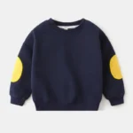 Girls' Solid Round Neck Sweatshirt — Image 4