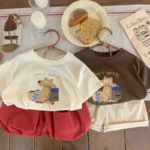 Kids' Modern Short Sleeve Cotton T-Shirt
