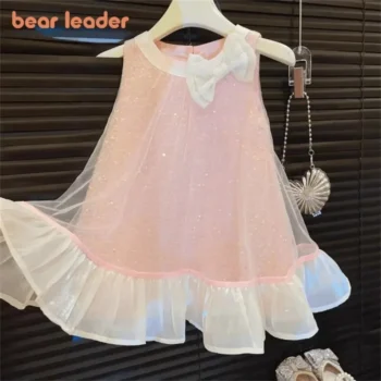 Girls' Summer Dress with Bow
