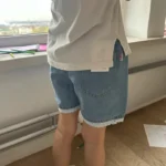 شورت جينز بناتي كوري خفيف — صورة 6