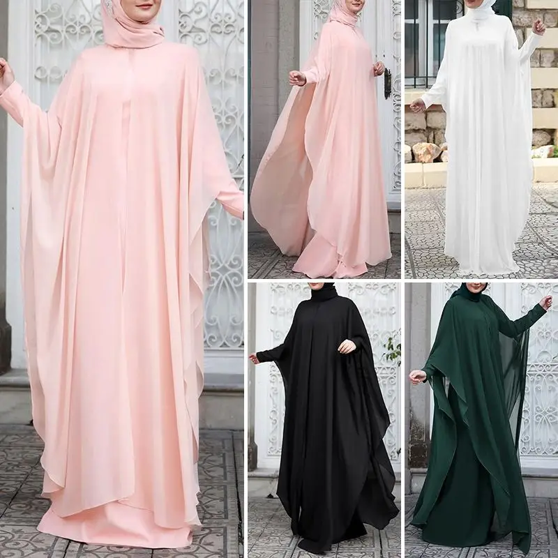 Long Chiffon Eid Abaya — Image 12