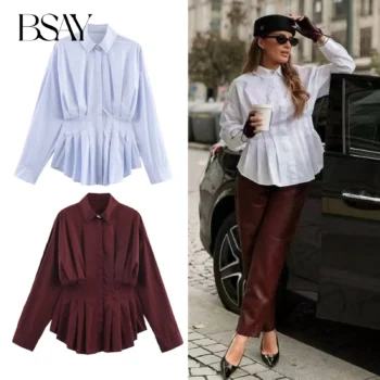 Pleated Autumn Shirt