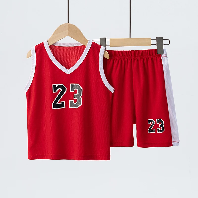 Kids' Sports Set with Vest and Shorts