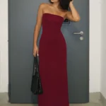 فستان سهرة أسود بأكمام طويلة — صورة 4