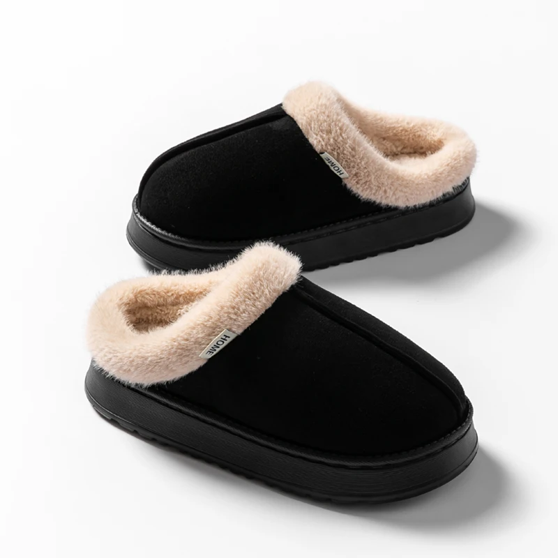 Soft Fur Slippers for Autumn and Winter