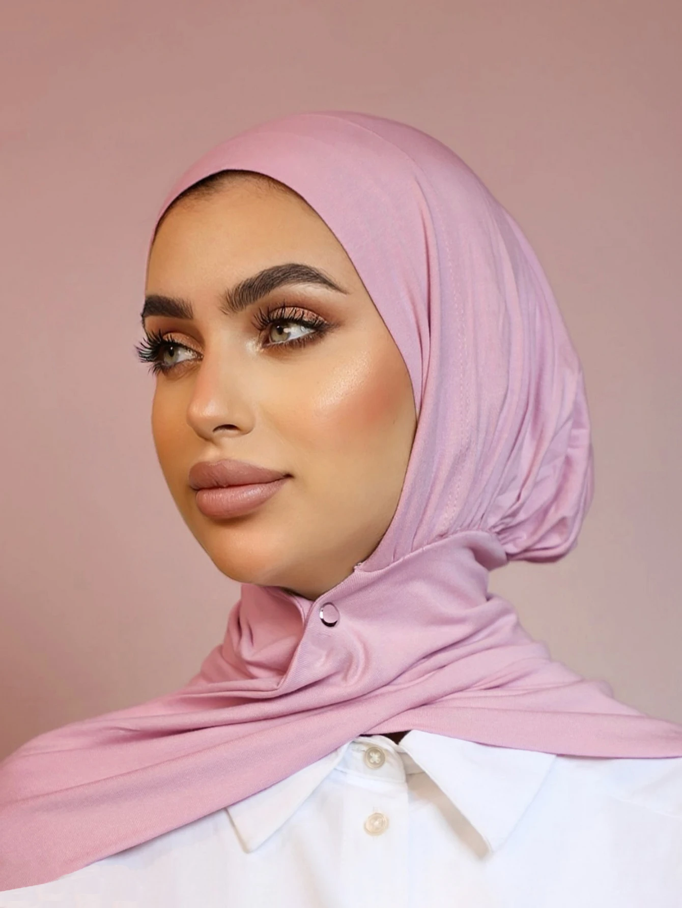 حجاب جاهز بأزرار سهل اللبس