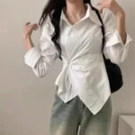 Casual Striped Autumn Shirt — Image 3