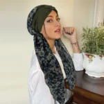 عمامة جاهزة بنقشة زهور — صورة 5