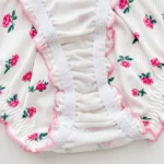 Floral Ruffled Bra with Bow — Image 6