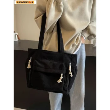 Casual Solid Shoulder Bag