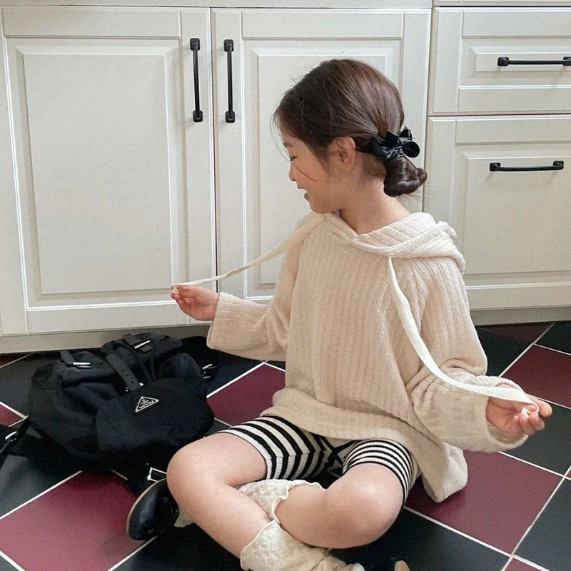 Kids' Solid Color Cotton Summer Shorts