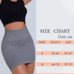 Ribbed High-Waisted Mini Skirt — Image 6
