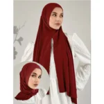 طرحة جيرسي جاهزة سهلة الارتداء — صورة 4