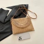 Handmade Straw Clutch Bag — Image 6