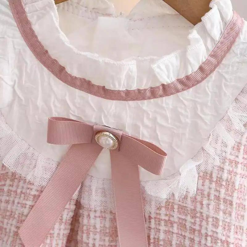 Girls' Oversized Long Sleeve Dress