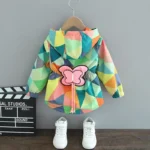 Girls' Hooded Zip-Up Jacket — Image 5