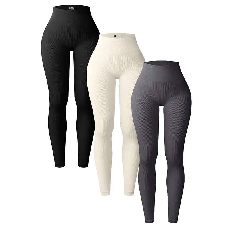 Seamless Knitted High-Waisted Pants