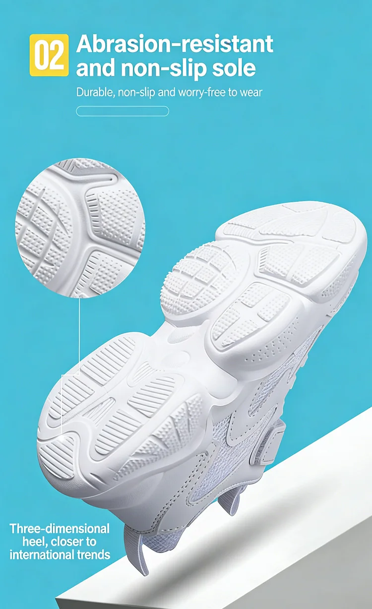 Kids' Breathable Mesh Sneakers — Image 10
