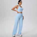 2-Piece Halter Neck Sports Set with High Waist Pants — Image 6